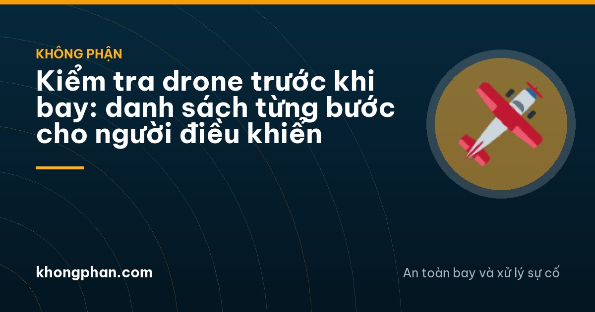 Close-up of hands checking the propellers of a small folded quadcopter on a wooden bench at a riverside field at dawn, spare batteries beside it, soft amber light
